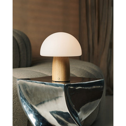 MIA Brown Light Elemy Table Lamp with Dimming - Wood, Functional and Subtle