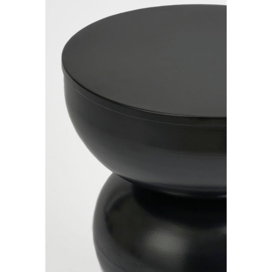 Table d'appoint Luna - H46 X Ø32 cm - Fer - noir