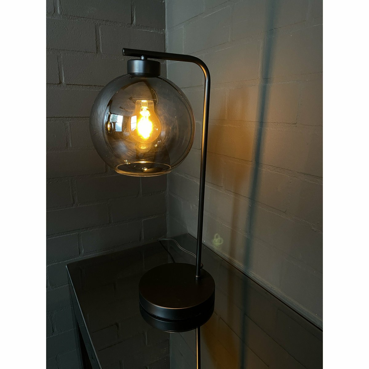 Xandy Black Table Lamp