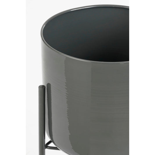 Colyn Flowerpot sur standard - H60 x Ø19 cm - Fer - noir