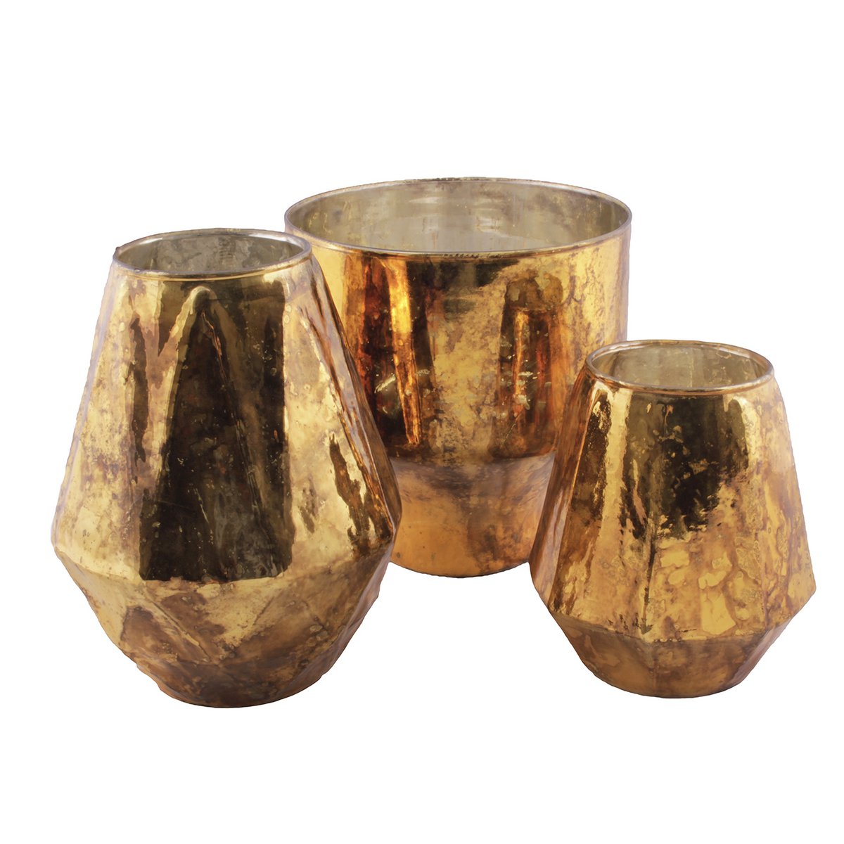 VASE EN VERRE FLAMME M (Lot de 8)