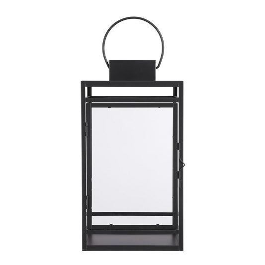 Lanterne Tempête - L20 x L19 x H36 cm - Noir