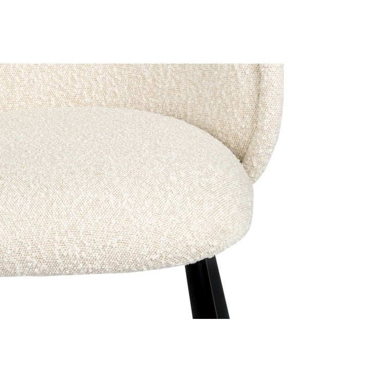 Chaise Panda Blanc Perle (Ensemble de 2)