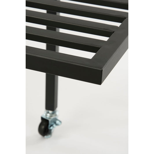 Table de la plante Greenrax - L118 x B38 x H36 cm - Métal - noir