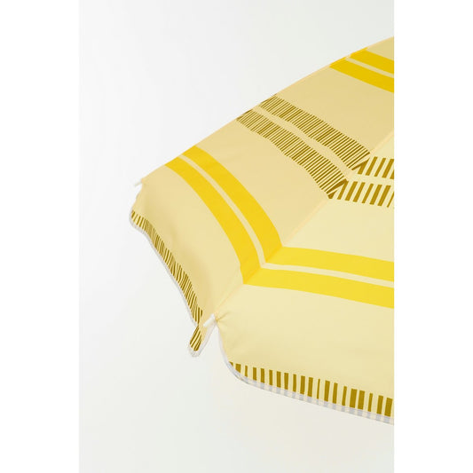 Stripe StrandParasol - H180 X Ø160 cm - Geel