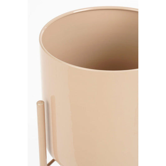 Colyn Flowerpot sur standard - H60 x Ø19 cm - fer - rose clair