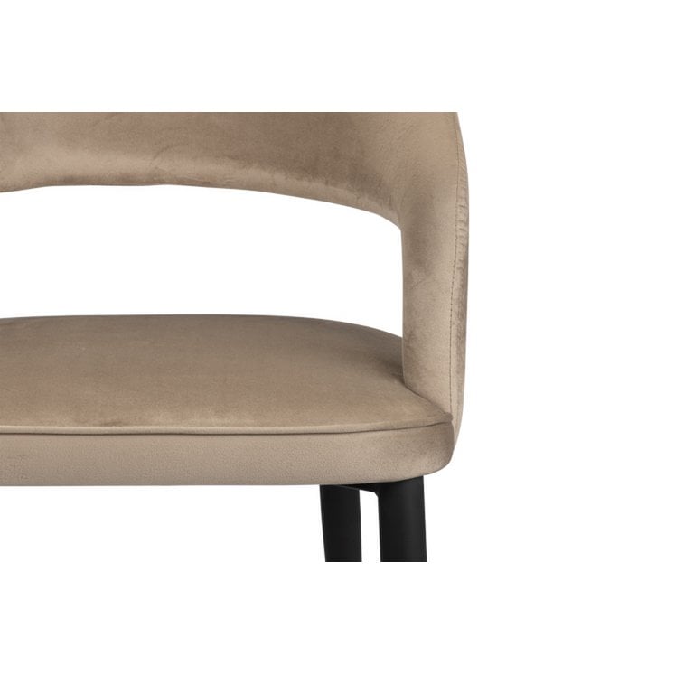 Chaise Tusk Sable Blanc (ignifuge) (Ensemble de 2)