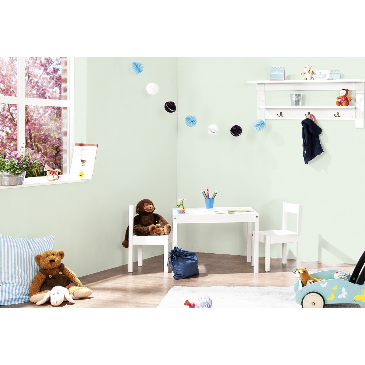 Ensemble table et chaises pour enfants 'Sina', 3 parties