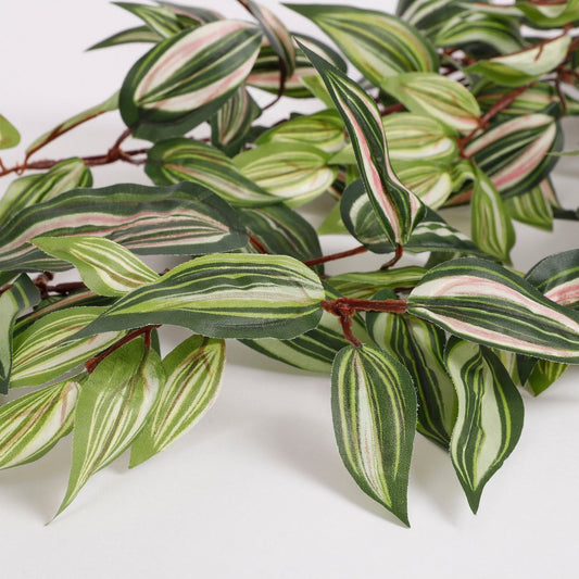 Plante Artificielle Suspendue Tradescantia - L15 x L30 x H80 cm - Vert