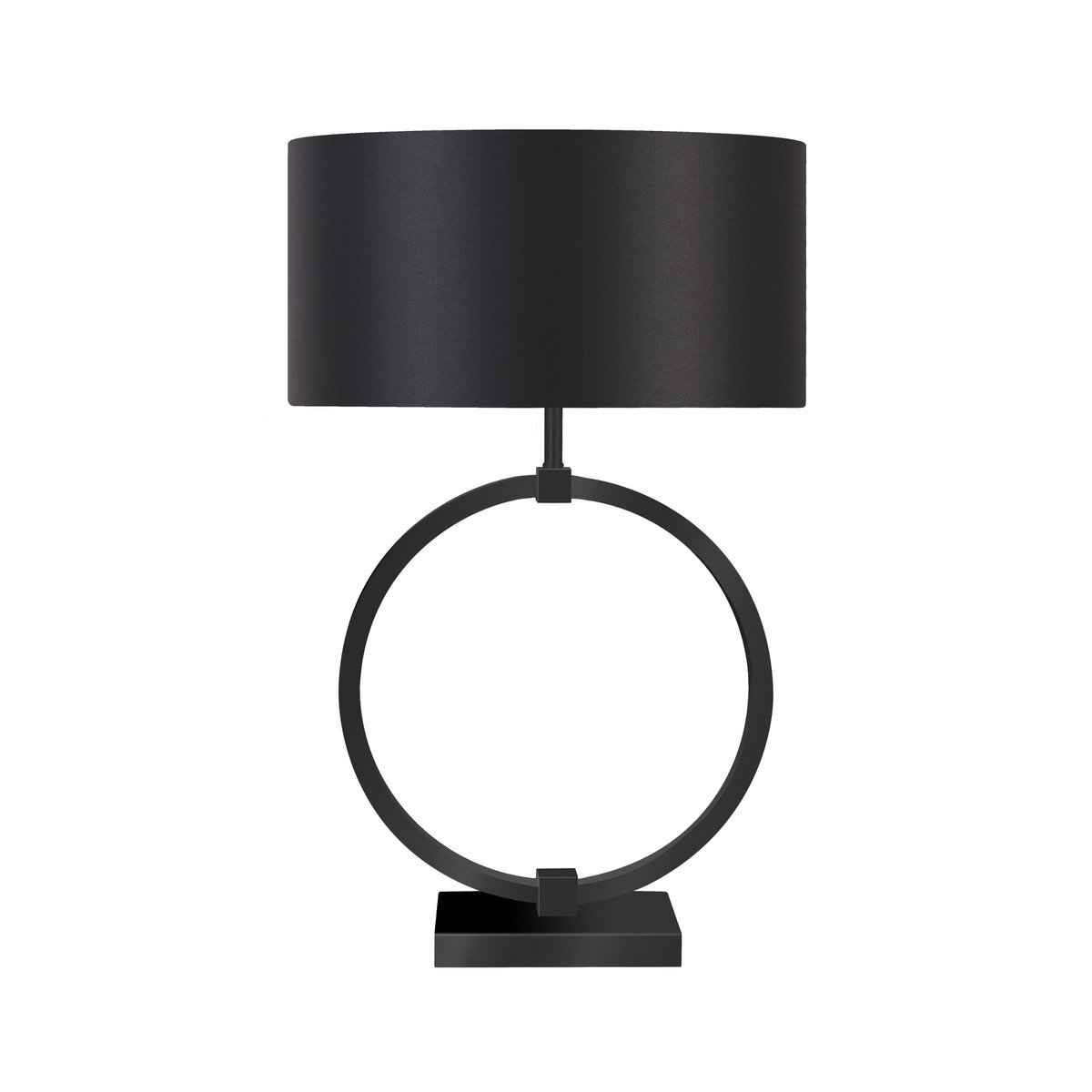 Lampe annulaire Noir L