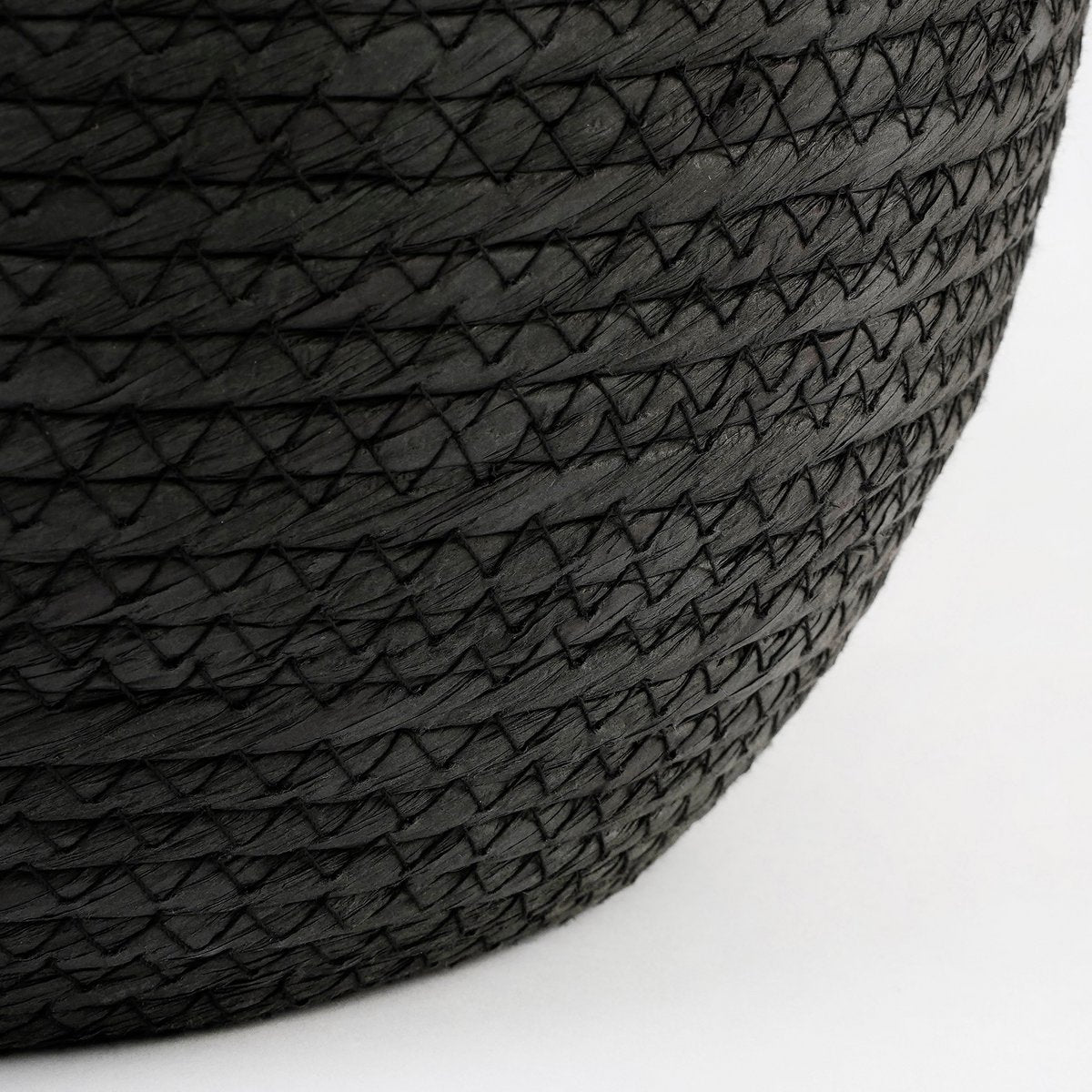 Panier à Plantes Jorck - H19 x Ø22 cm - Papier - Noir