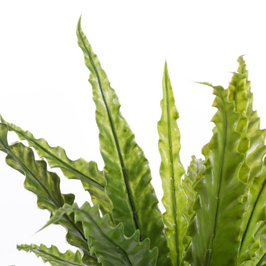 Plante Artificielle Asplenium en Pot de Fleur Stan - H54 x Ø66 cm - Vert