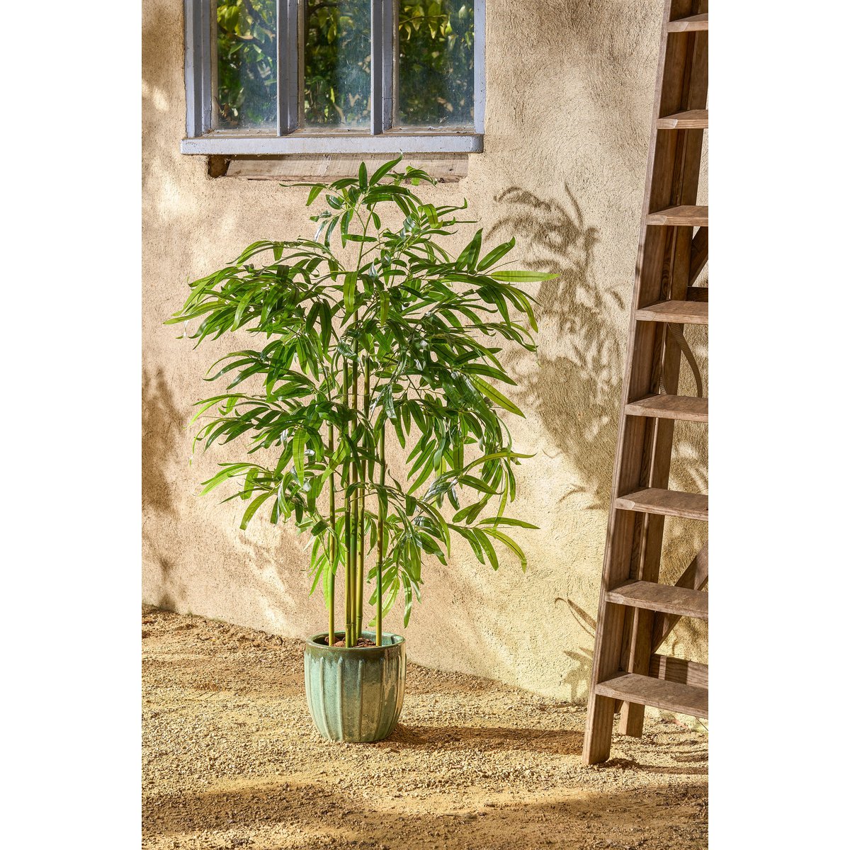 Plant artificiel en bambou dans le pot - H150 x Ø60 cm - vert