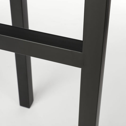 Support pour Plantes Ascot XL - L34 x L34 x H71 cm - Métal - Noir