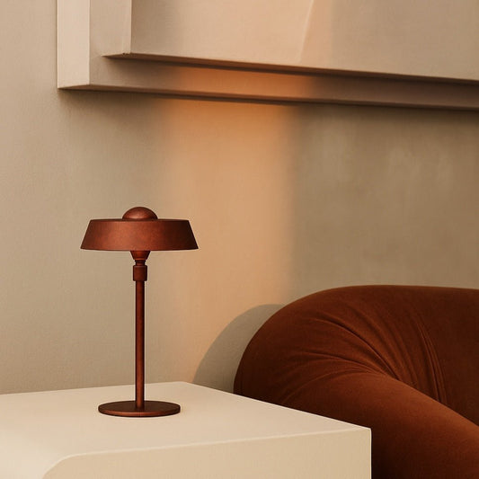 Luca Bronze - USB rechargeable lamp l minimalist, playful and dimmable