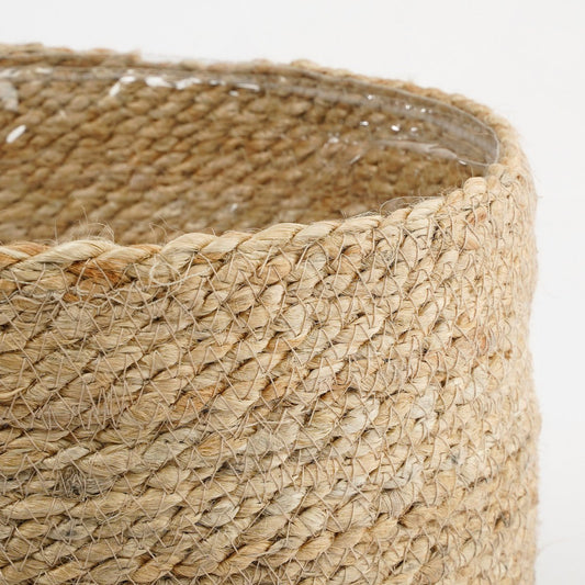 Panier à Plantes Atlantic - Lot de 2 - H26 x Ø30 cm - Crème