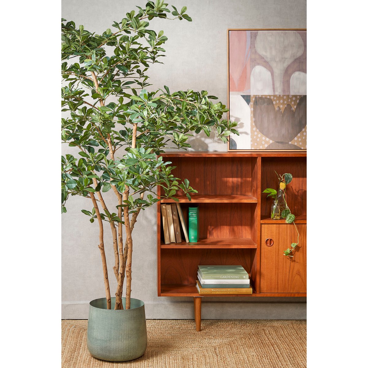 Artificial Olive Tree Plant in Pot - H183 x Ø130 cm - Green