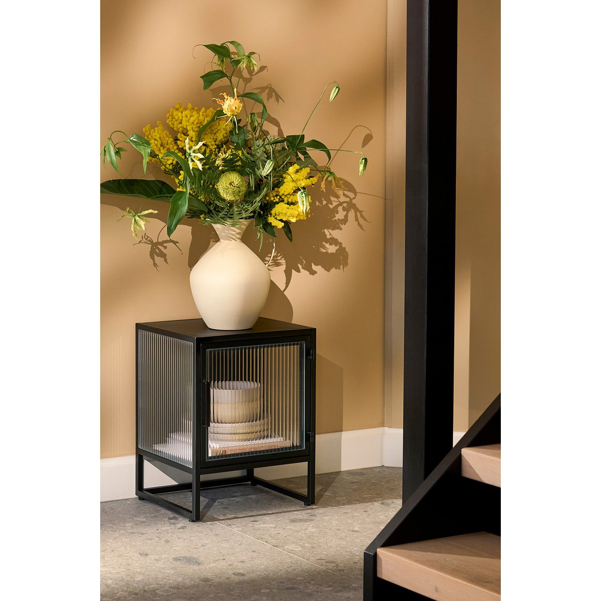 Buffet de Rangement Clifton - Métal - noir