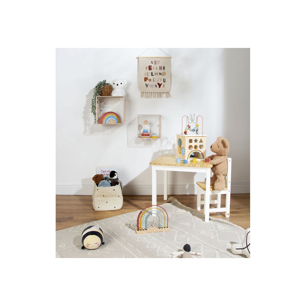 Wooden rainbow 'Ruby'