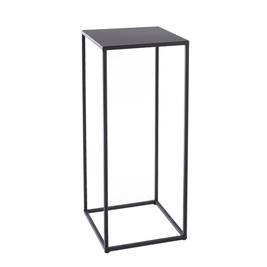 Table d'appoint Quinty - Lot de 3 - L30 x l30 x H70 cm - Métal - Noir