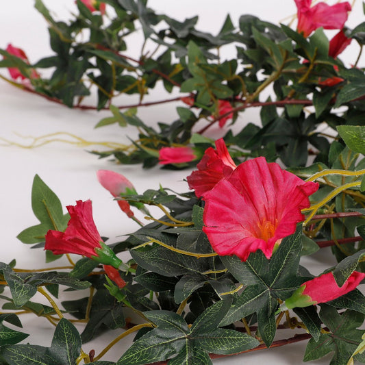 Plante Artificielle Pétunia Suspendue - L15 x l20 x H80 cm - Fuchsia