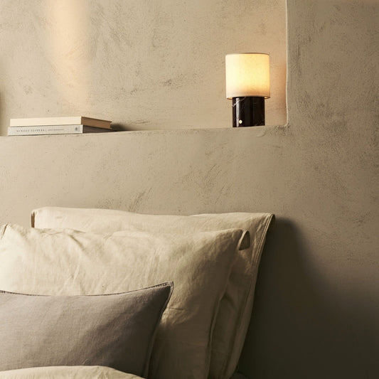 Onoda Black / Nero Marquina – Lampe de table en Marbre