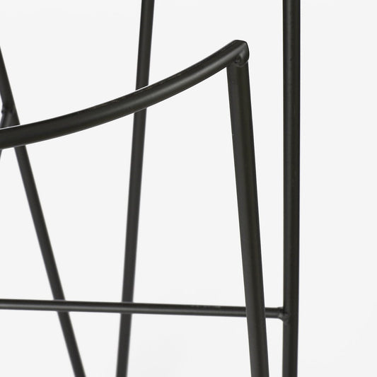 Support pour Plantes Blom - L30 x l30 x H50 cm - Métal - Noir