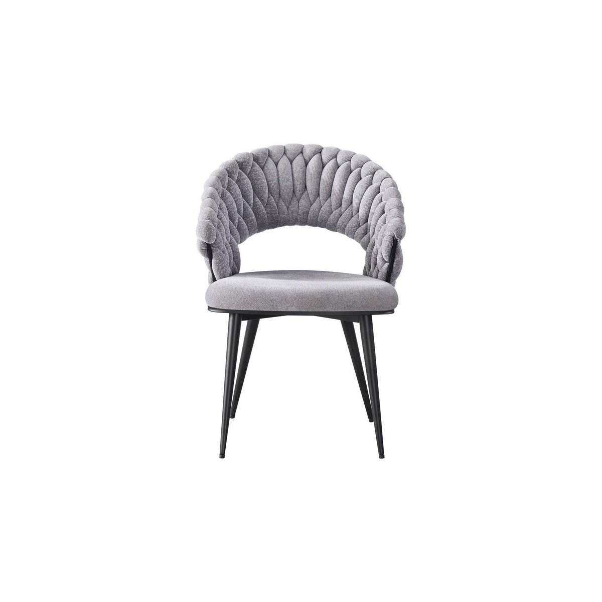Chaise Wave Tressée | Gris