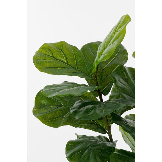 Ficus lyrata Plant artificiel en pot - vert