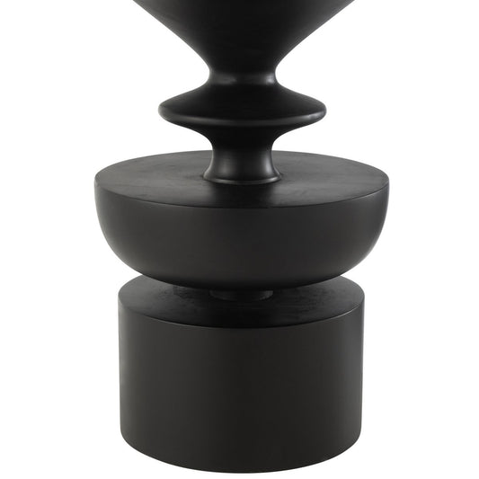 Table d'appoint J-Line Goa en bois de manguier noir