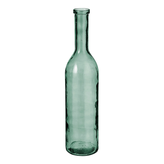 Rioja Flessenvaas - H75 x Ø18 cm - Gerecycled glas - Groen