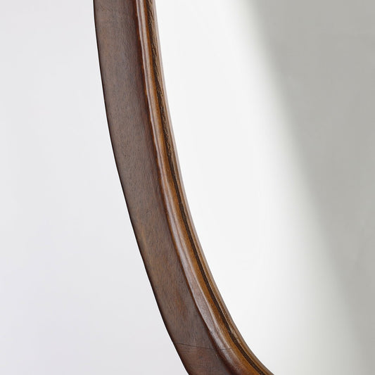 Miroir mural Bosco / L35 x L50 cm - Bois de manguier - Marron foncé