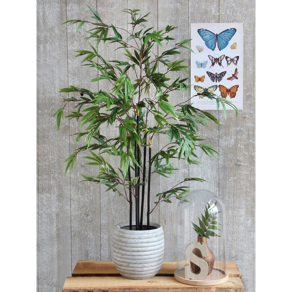 Plante Bambou Artificielle - H120 x Ø75 cm - Vert