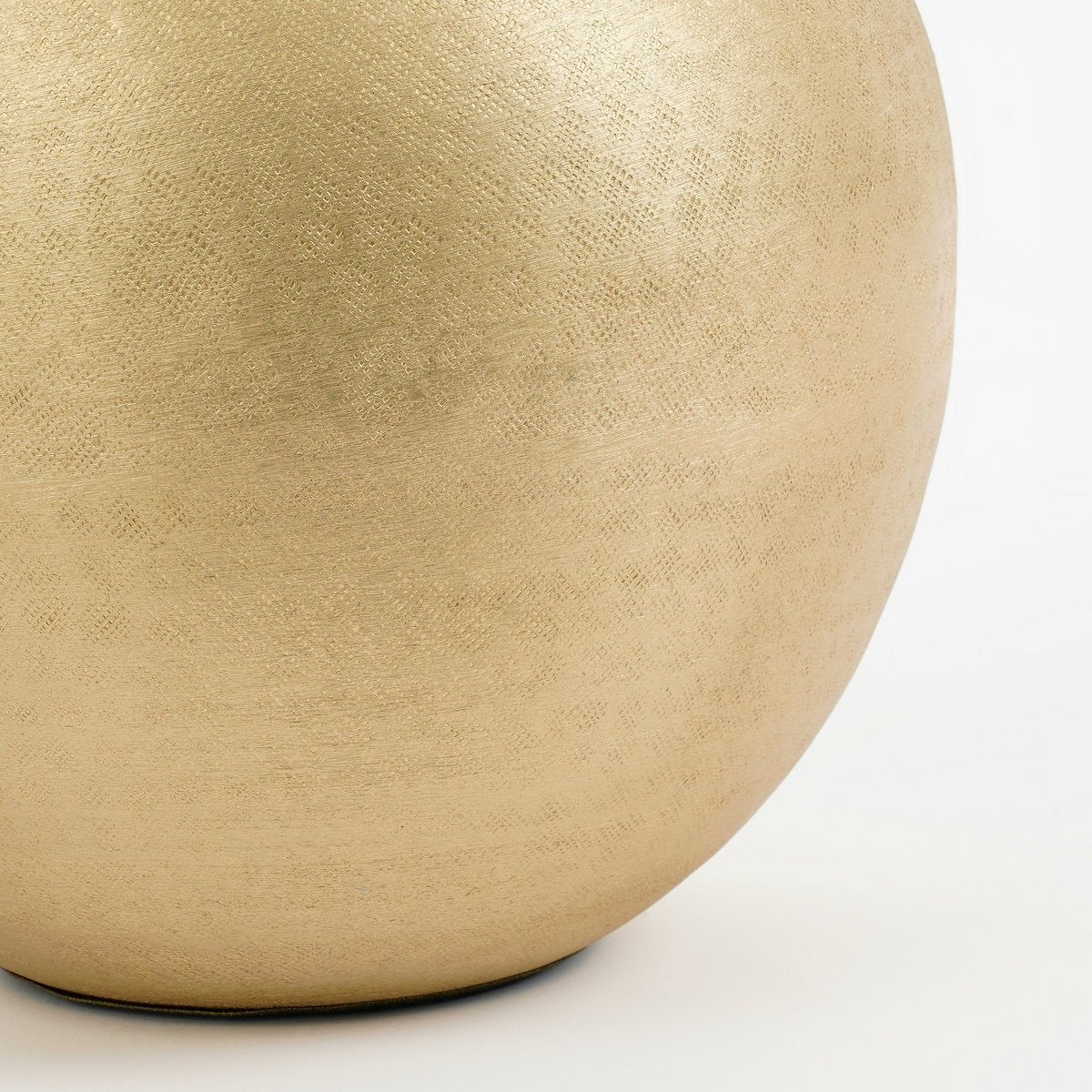 Kyan Vaas - H31 X Ø25 cm - Aluminium - Champagne