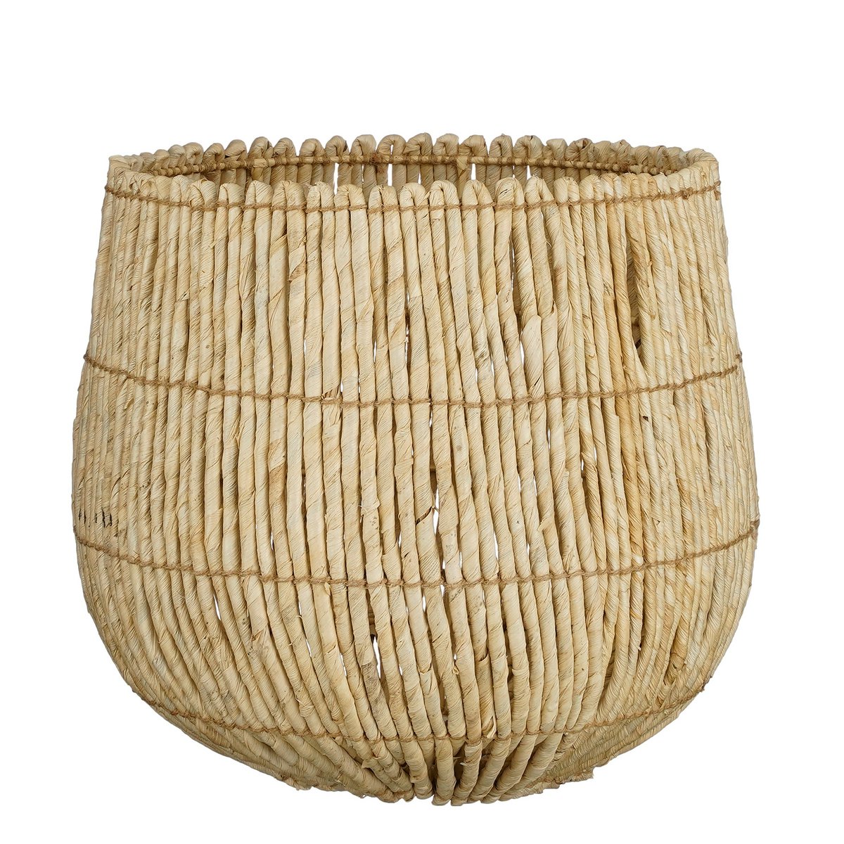 Panier de Rangement Ronda - Lot de 2 - H40 x Ø44 cm - Marron clair