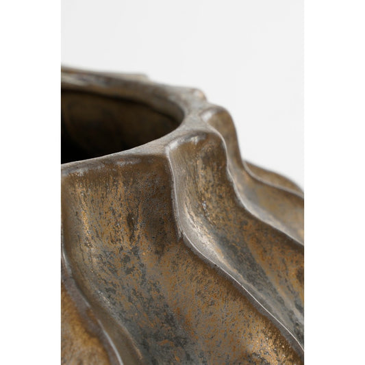 Vase Altea - H35 x Ø33 cm - Céramique - Bronze