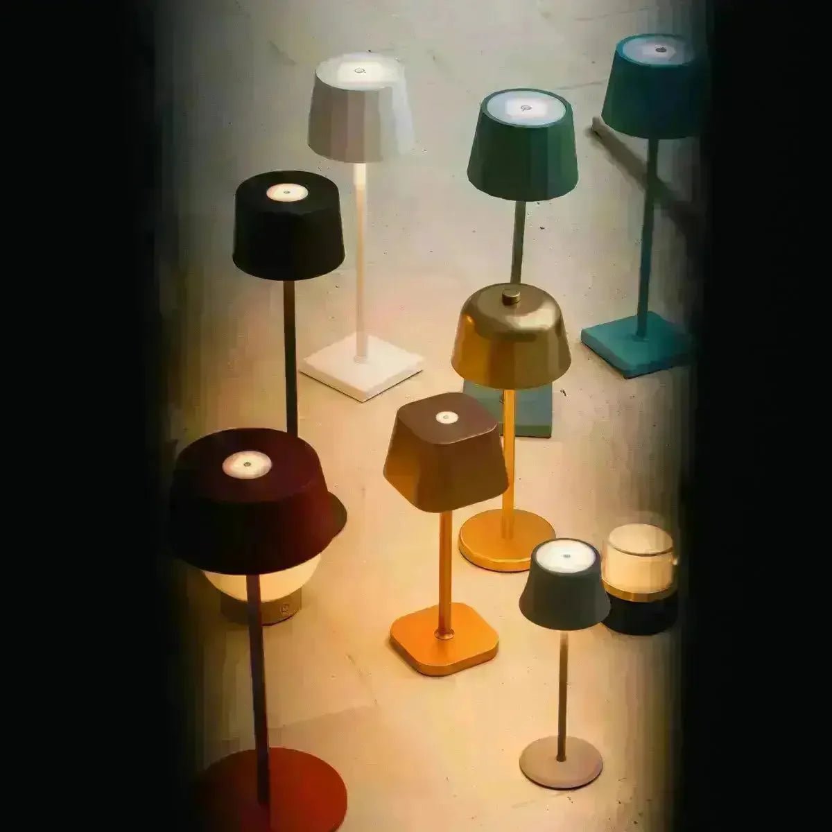 Ted Black Wood oplaadbare wandlamp | Draadloze en dimbare verlichting