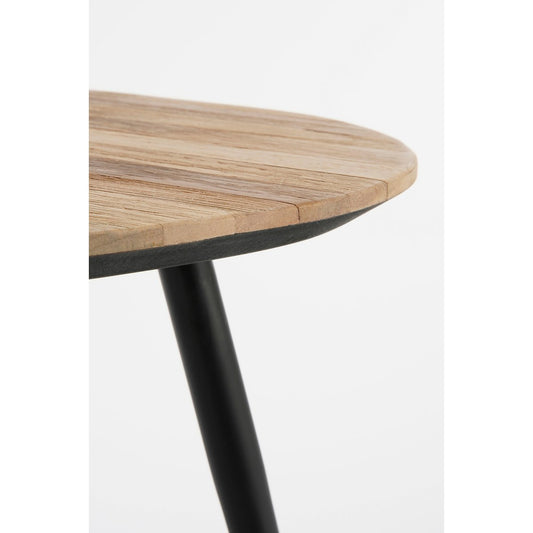 Jailey Bijzettafel - Set van 2 - L84 x B39 x H39 cm - Gerecycled hout - Bruin