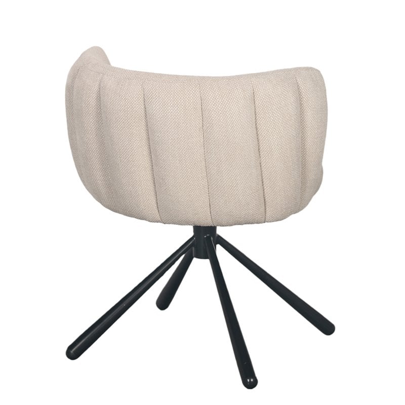 Chaise tournante Shell Beige
