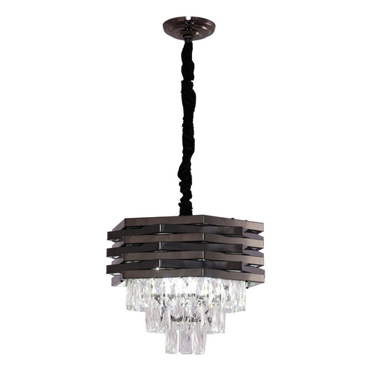 Hanglamp Kristal Zwart | 40cm