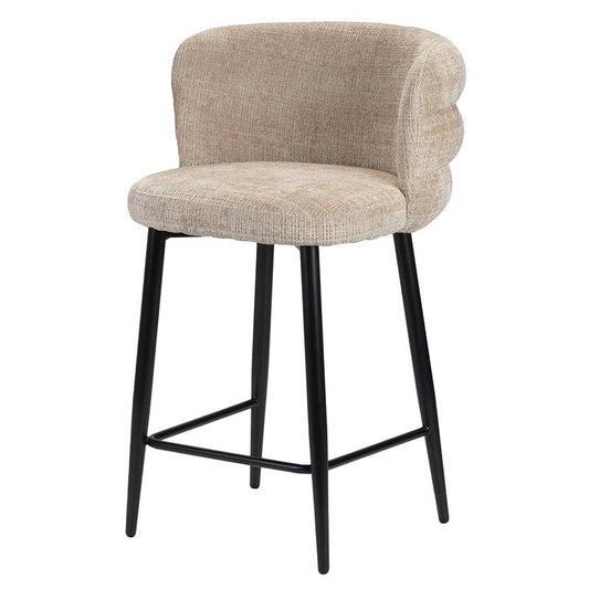 Chaise de bar de cuisine Cloud crème