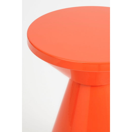 Table d'appoint Jim - H45 X Ø31 cm - Iron - Orange
