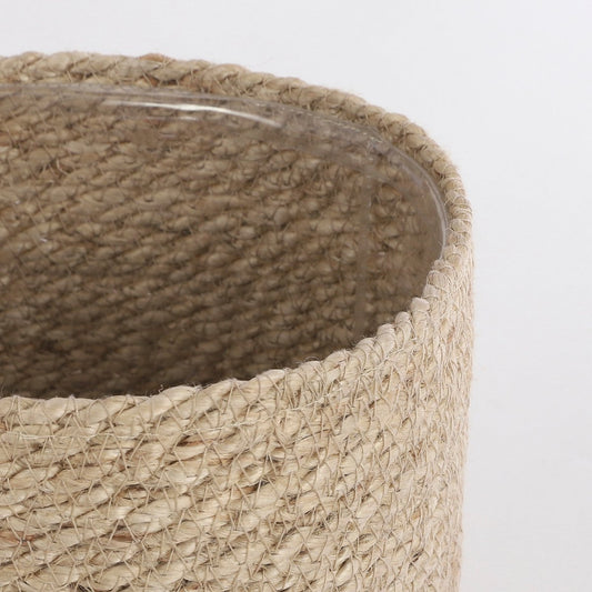 Panier à Plantes Atlantic - Lot de 2 - H20 x Ø20 cm - Jute - Crème