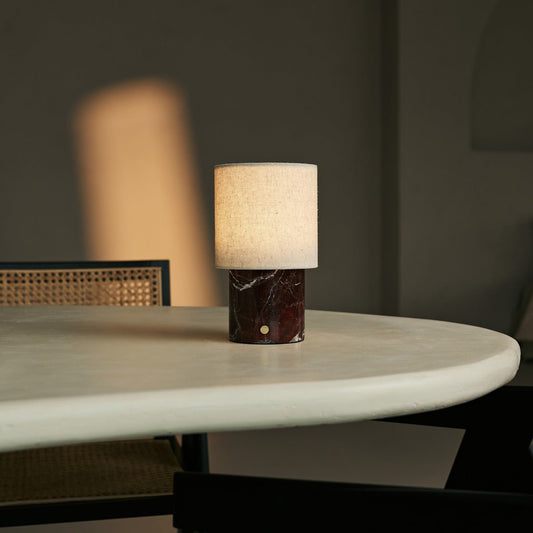 Onoda Red / Rosso Levanto – Lampe de table en Marbre