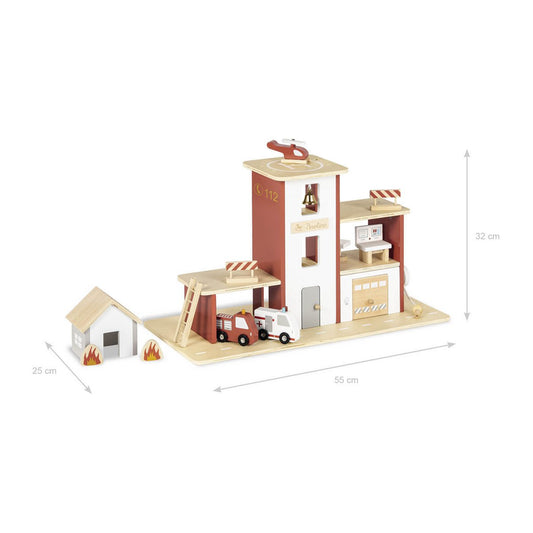 'Ben' Fire Station with Accessories