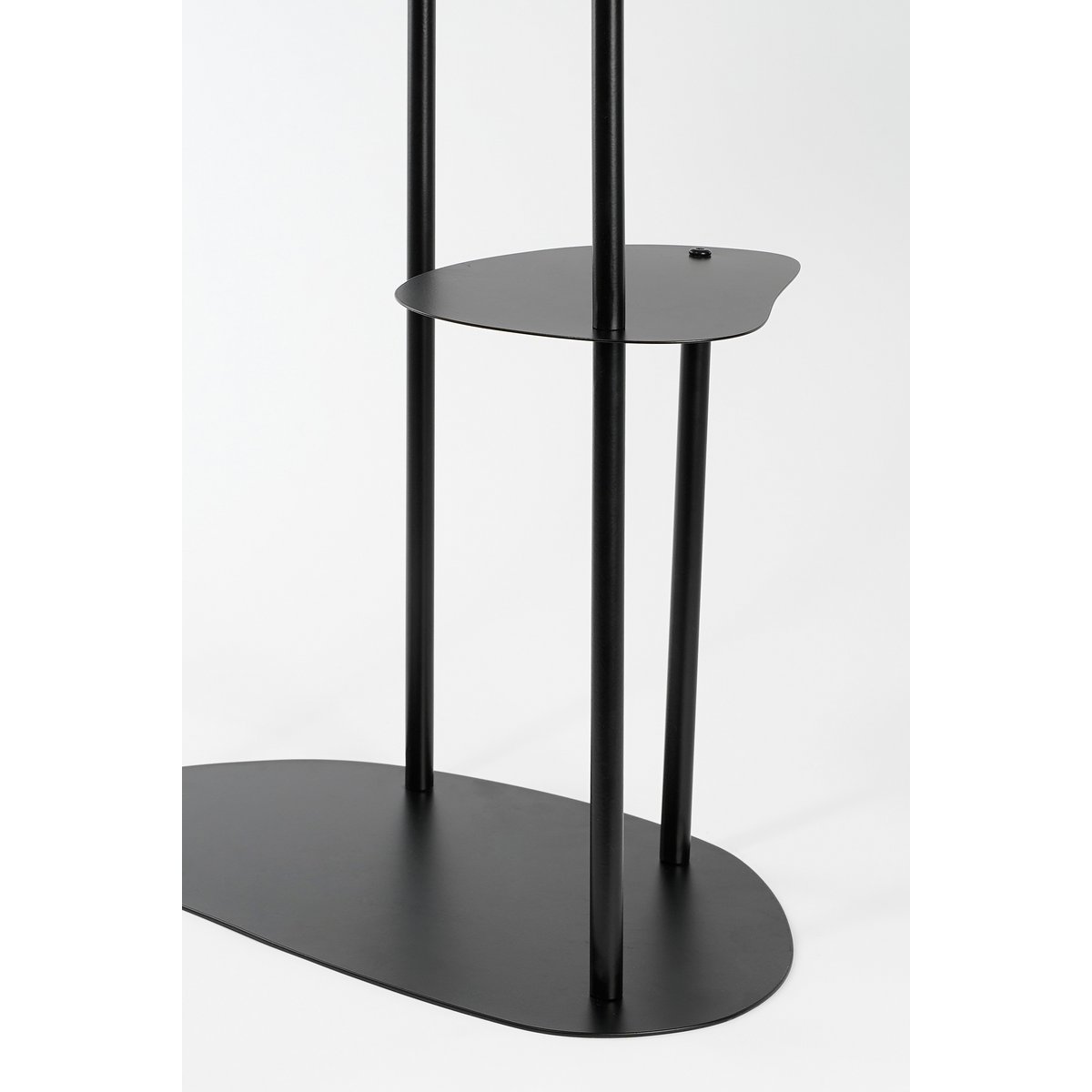 Table Plante Fonda - L48 x L27 x H100 cm - Métal - Noir