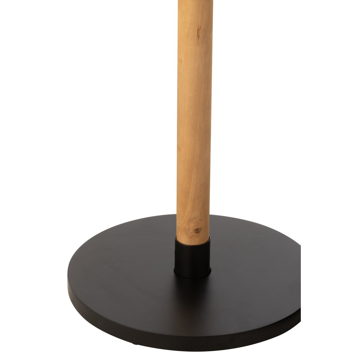 Set de 2 Tables d'appoint Ron MDF/bois de pin noir naturel