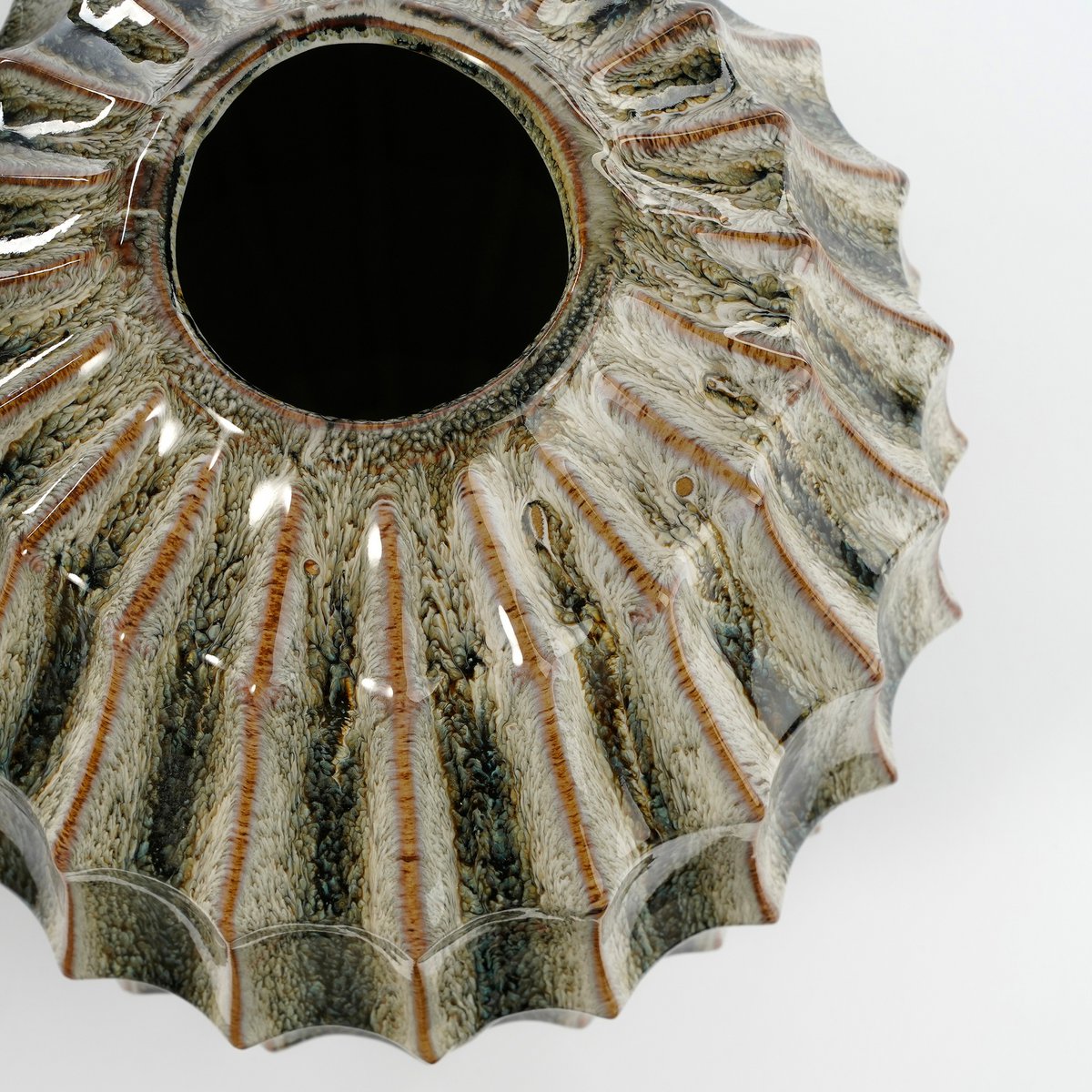 Vase Pippa - H33 x Ø27 cm - Céramique - Vert