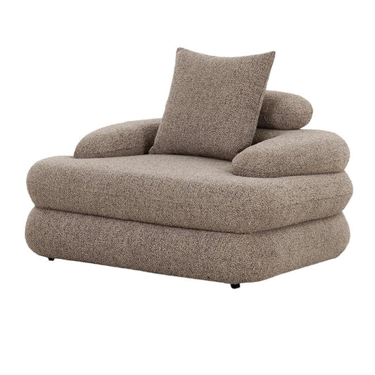 Cairo Sand Boucle Lounge Chair