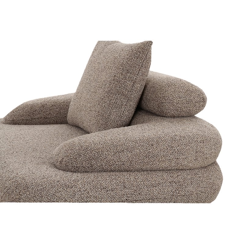 Cairo Sand Boucle Lounge Chair
